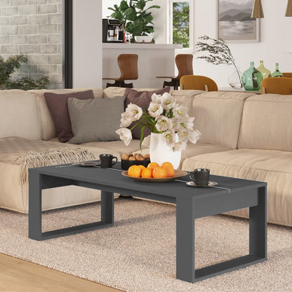 Sofabord 100X100X35 Cm Konstrueret Træ Kunsteg