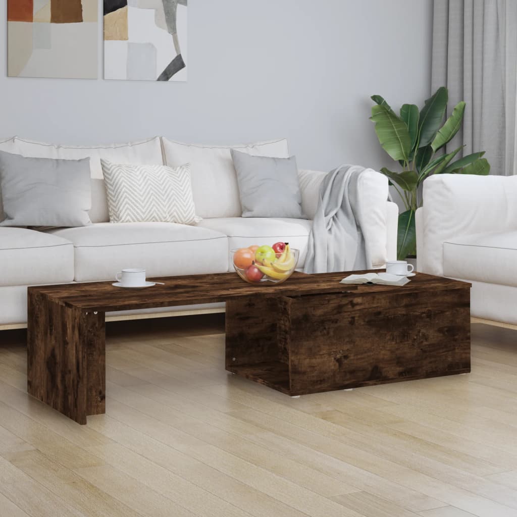 Sofabord 150X50X35 Cm Konstrueret Træ Antikt Træ
