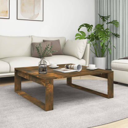 Sofabord 100X100X35 Cm Konstrueret Træ Kunsteg