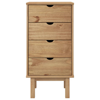 Kommode Otta 45X39X90 Cm Massivt Fyrretræ