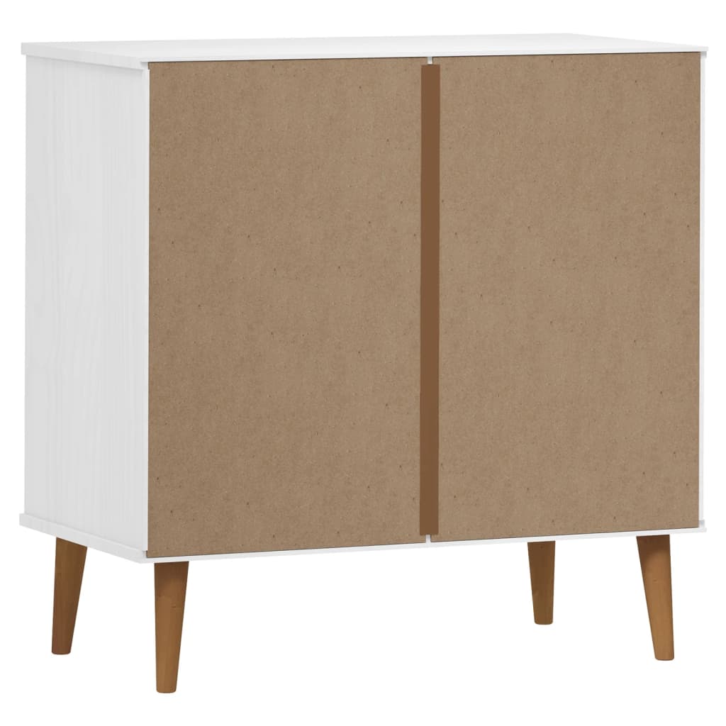 Kommode Molde 80X40X80 Cm Massivt Fyrretræ