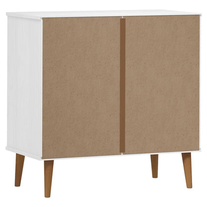 Kommode Molde 80X40X80 Cm Massivt Fyrretræ