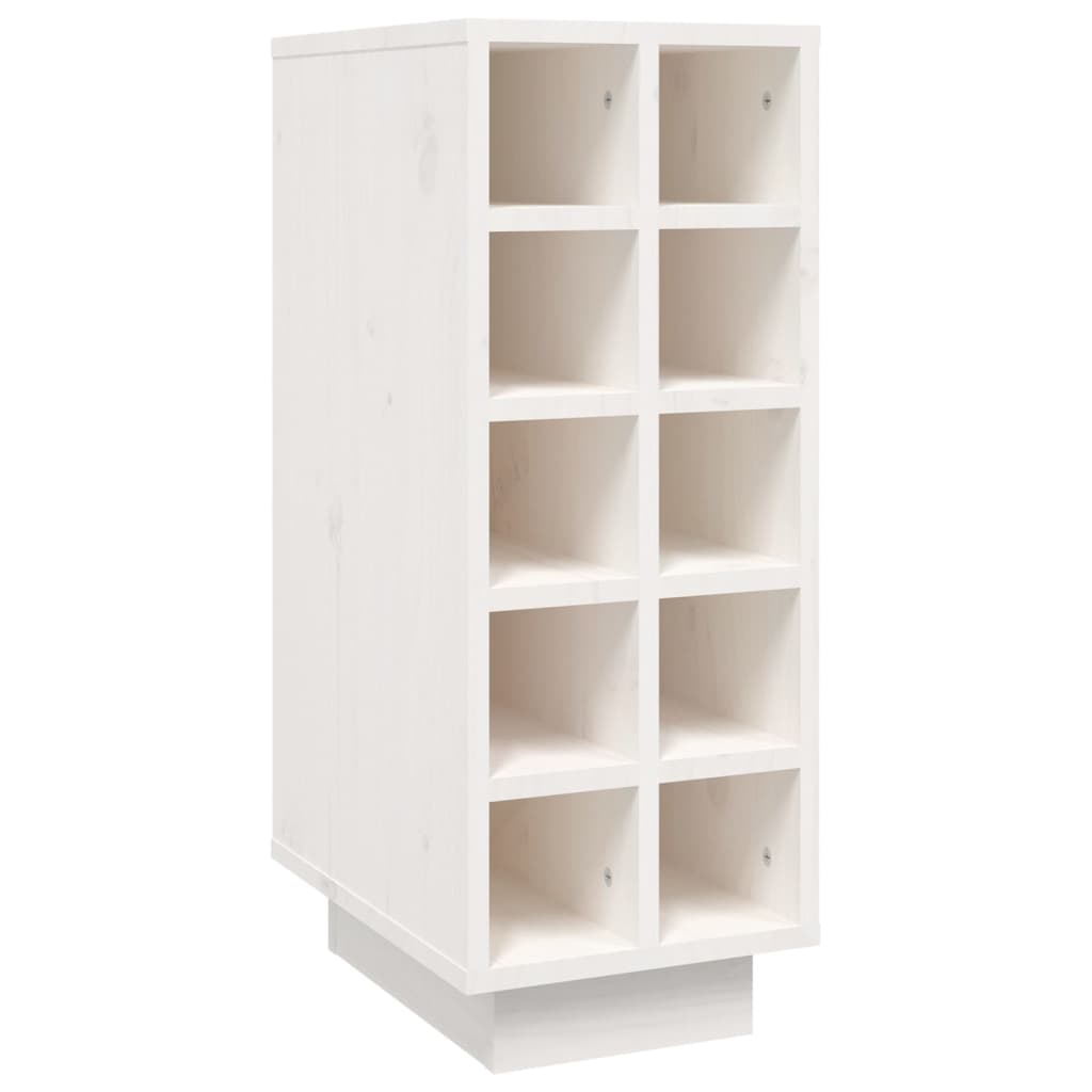 Vinskab 23X34X61 Cm Massivt Fyrretræ