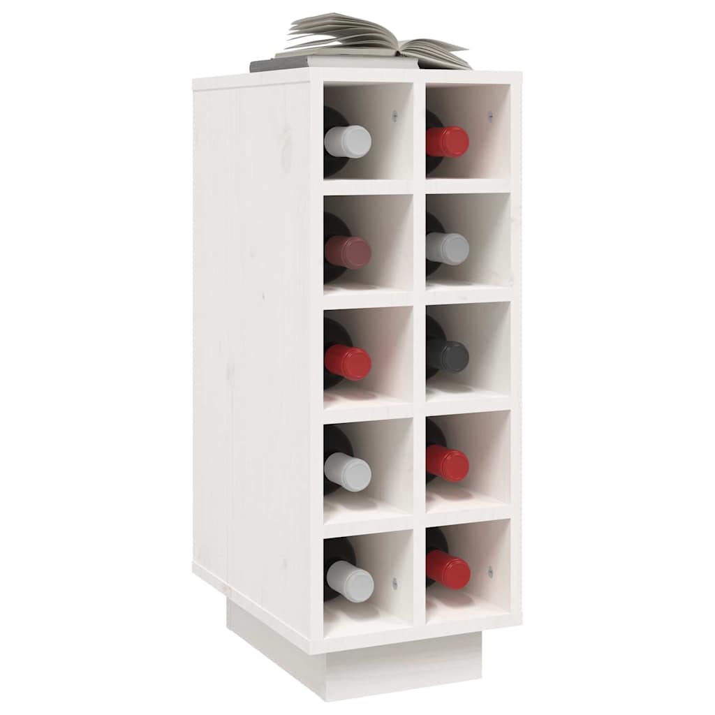 Vinskab 23X34X61 Cm Massivt Fyrretræ