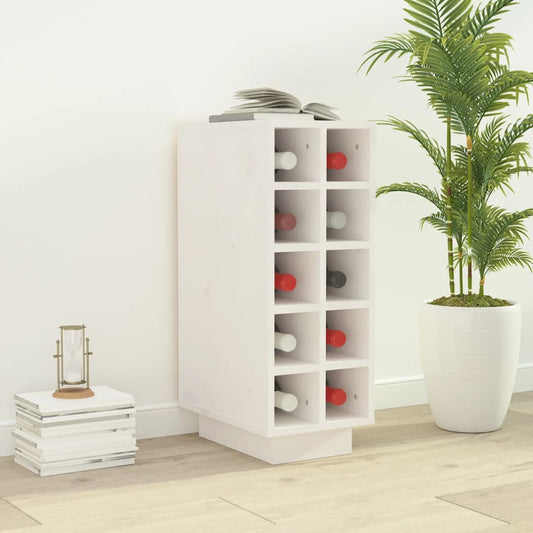 Vinskab 23X34X61 Cm Massivt Fyrretræ