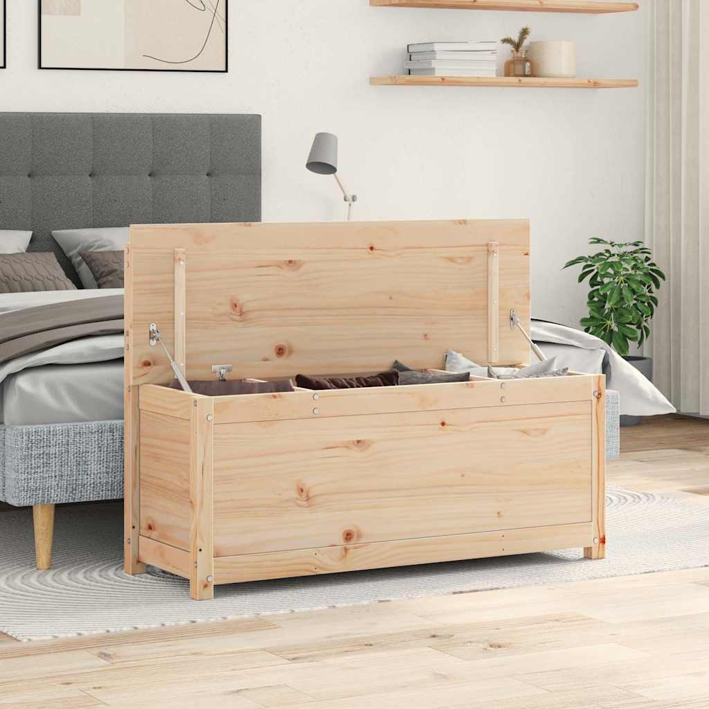 Bænk 110X41X76,5 Cm Massivt Fyrretræ