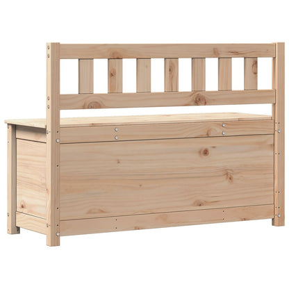 Bænk 110X41X76,5 Cm Massivt Fyrretræ