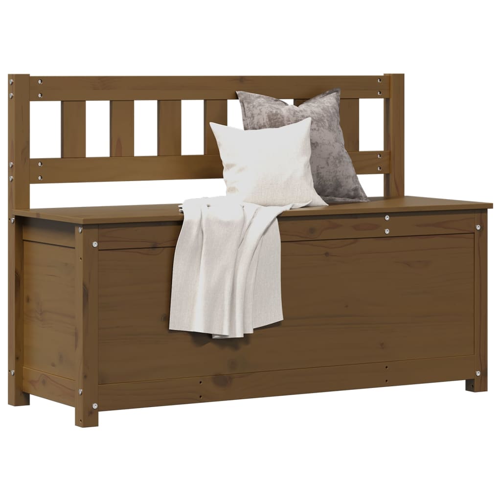 Bænk 110X41X76,5 Cm Massivt Fyrretræ