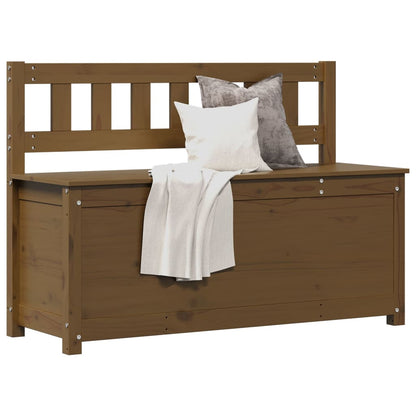 Bænk 110X41X76,5 Cm Massivt Fyrretræ
