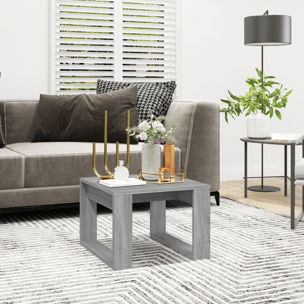 Sofabord 100X100X35 Cm Konstrueret Træ Kunsteg