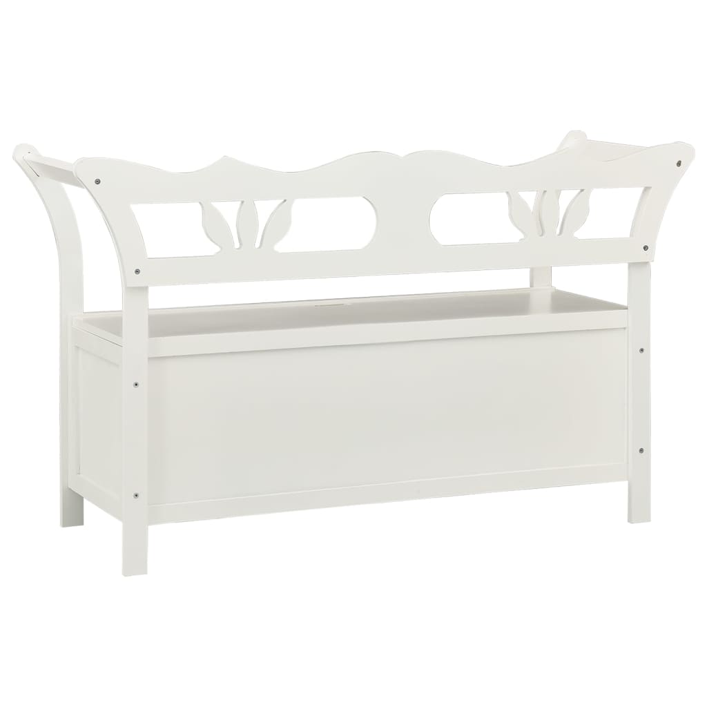 Bænk 107X45X75,5 Cm Massivt Fyrretræ