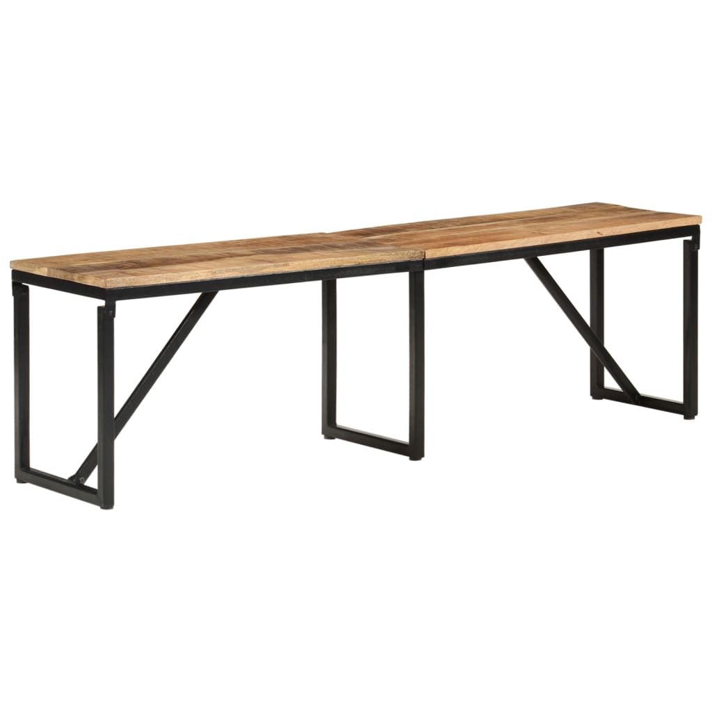 Bænk Massivt Mangotræ