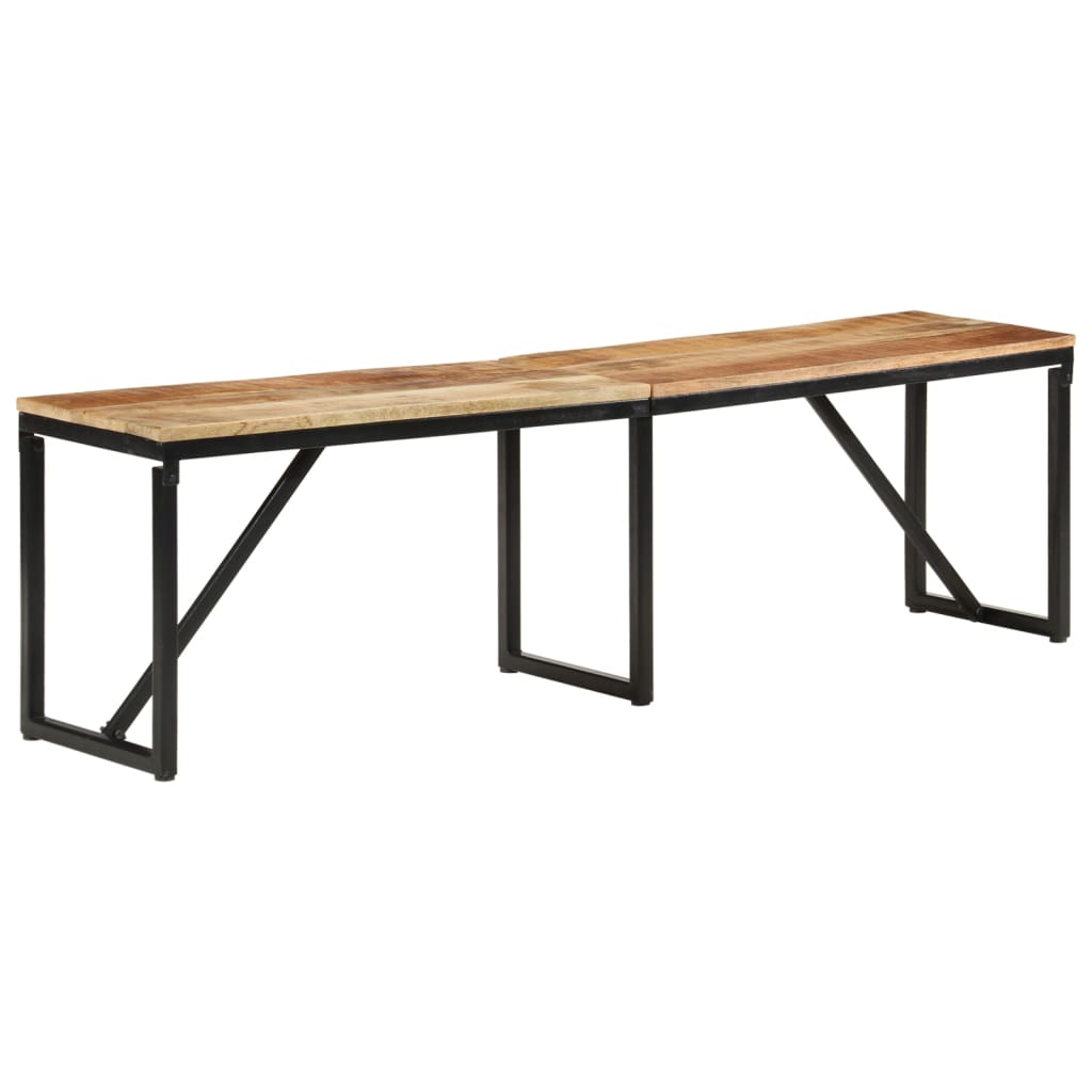Bænk Massivt Mangotræ