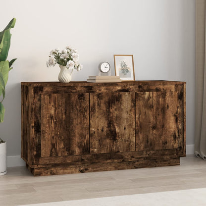 Skænk Håndlavet Eg 102X35X55 Cm Konstrueret Træ