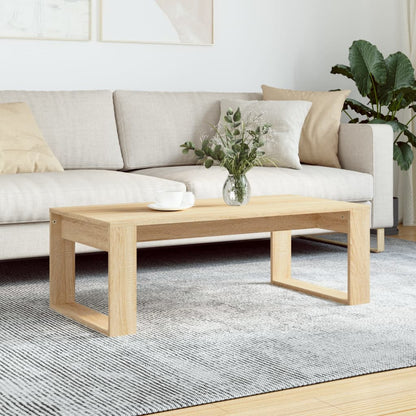 Sofabord 102X50X35 Cm Konstrueret Træ Kunsteg