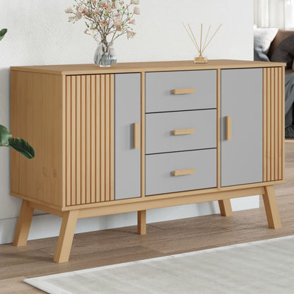 Skænk Olden 114X43X73,5 Cm Massivt Fyrretræ