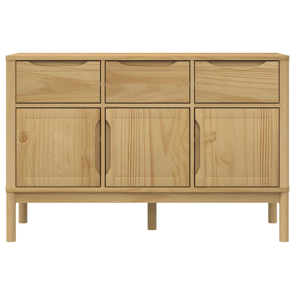 Skænk Floro 114X43X74 Cm Massivt Fyrretræ