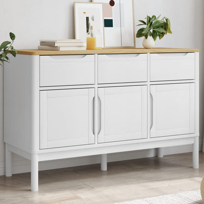 Skænk Floro 114X43X74 Cm Massivt Fyrretræ