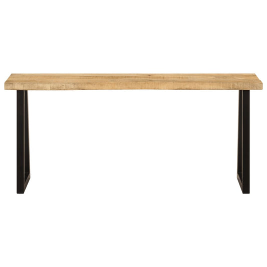 Bænk Med Naturlig Kant 105 Cm