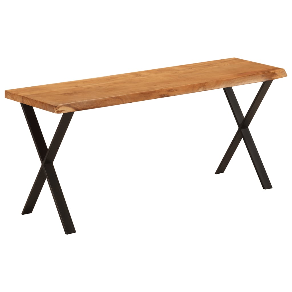 Bænk Med Naturlig Kant 105 Cm