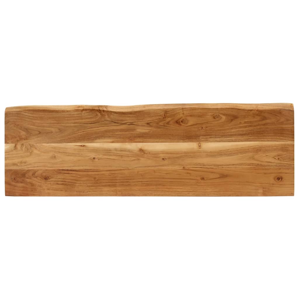 Bænk Med Naturlig Kant 105 Cm