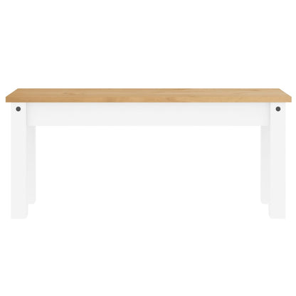 Spisebordsbænk Panama 105X30X45 Cm Massivt Fyrretræ