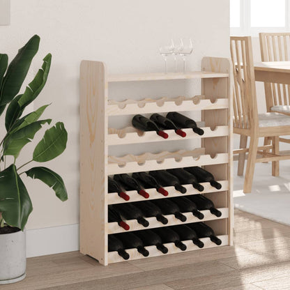 Vinreol Med Topplade 67,5X25X87 Cm Massivt Fyrretræ
