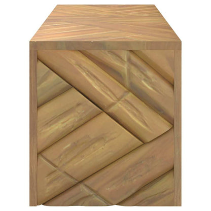 Sofabord 110X35X38 Cm Massivt Teaktræ