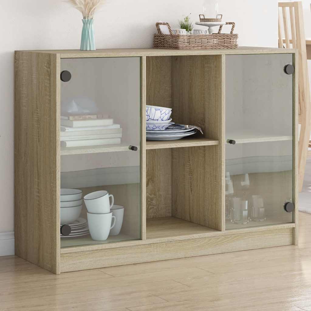 Skænk 102X37X75,5 Cm Konstrueret Træ Kunsteg