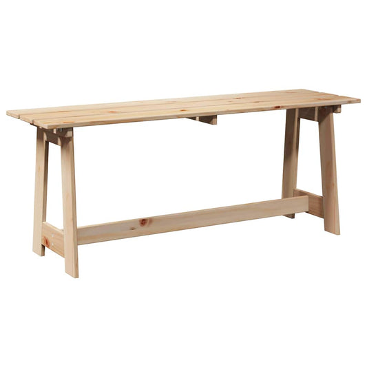 Udendørs Bænk 119 X 37 X 47 Cm Massiv Fyrretræ