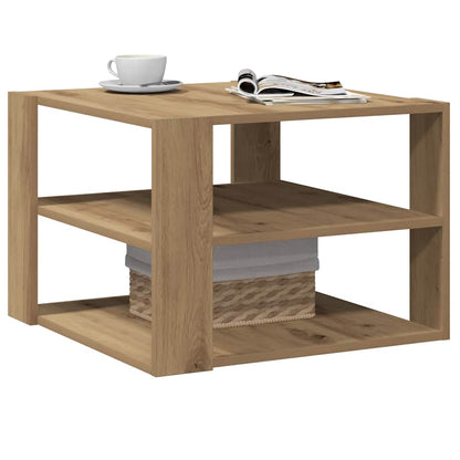 Sofabord 58X58X40 Cm Konstrueret Træ Kunsteg