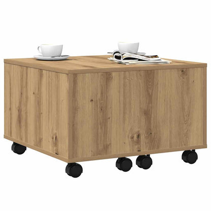 Sofabord 60X60X38 Cm Konstrueret Træ Kunsteg