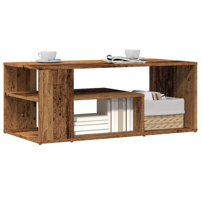Sofabord 100X50X40 Cm Konstrueret Træ Egetræsfarve