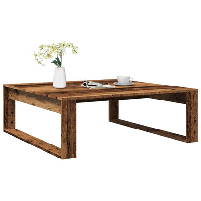 Sofabord 100X100X35 Cm Konstrueret Træ Kunsteg