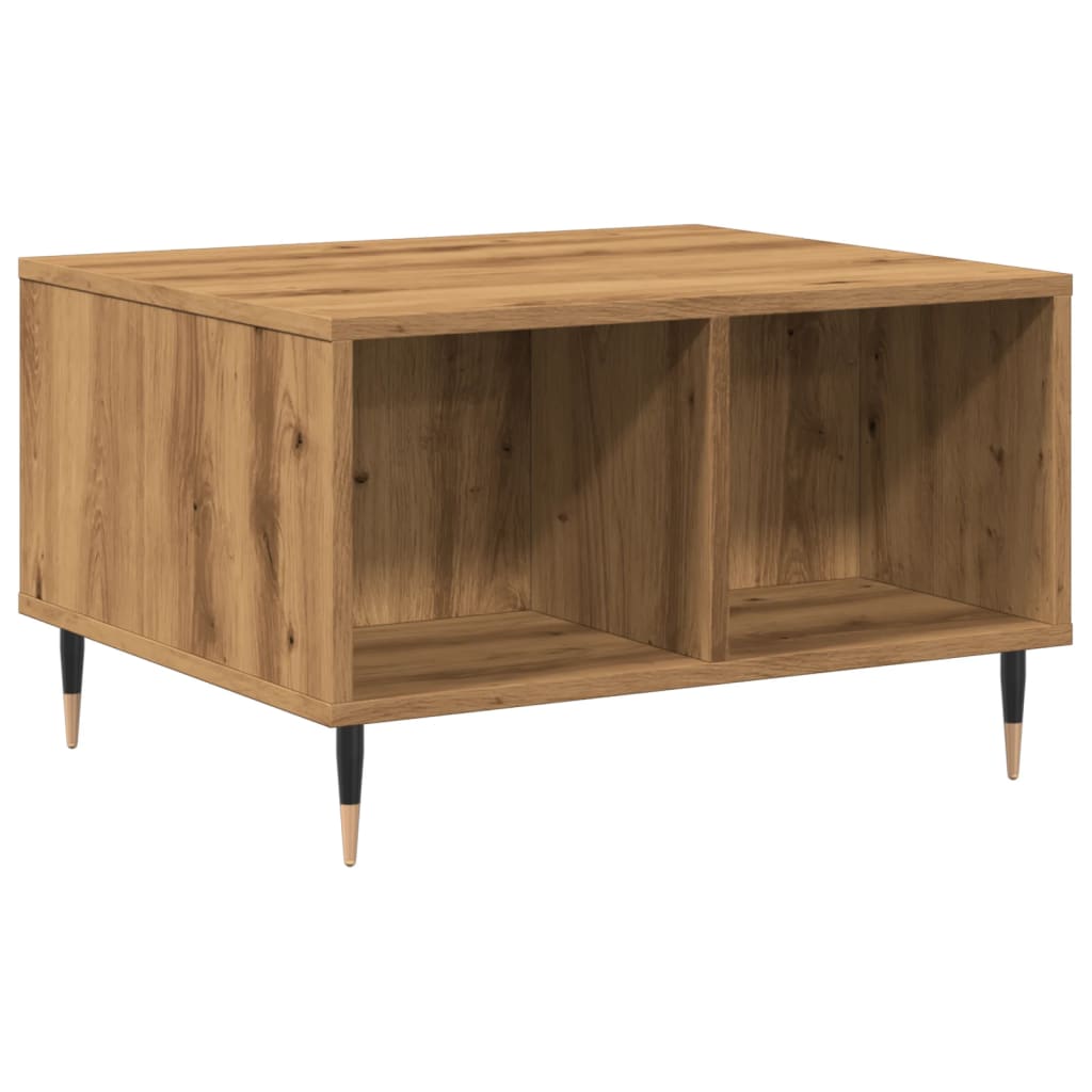 Sofabord 60X50X36,5 Cm Konstrueret Træ Kunsteg