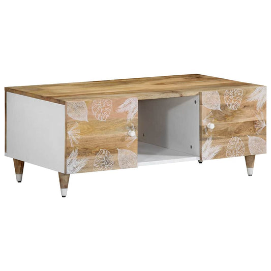 Sofabord 100X54X40 Cm Massivt Mangotræ