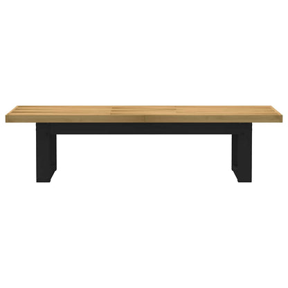 Spisebænk Noain U-Formede Ben 180X40X45 Cm Massivt Træ Fyrretræ