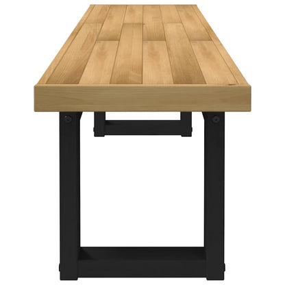 Spisebænk Noain U-Formede Ben 180X40X45 Cm Massivt Træ Fyrretræ