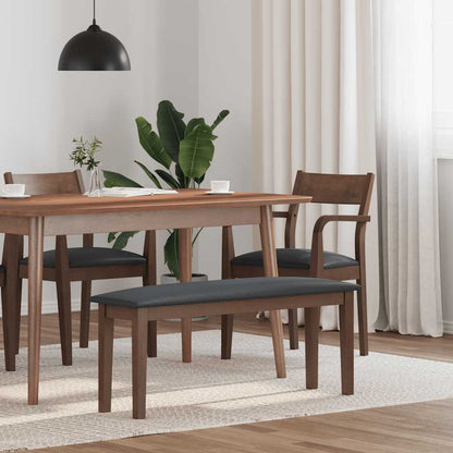 Bænk 110 Cm Massivt Gummitræ