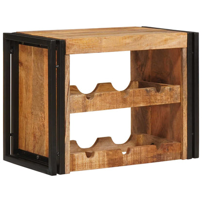 Vinfad Brun 60 X 45 X 33 Cm Solid Grov Mango Træ