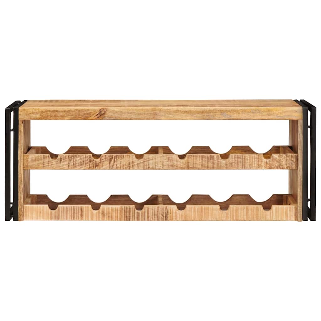 Vinfad Brun 100 X 45 X 33 Cm Solid Grov Mango Træ
