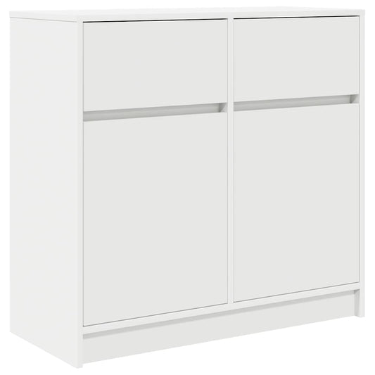 Kommode Med Skuffe 80X34X76 Cm Konstrueret Træ