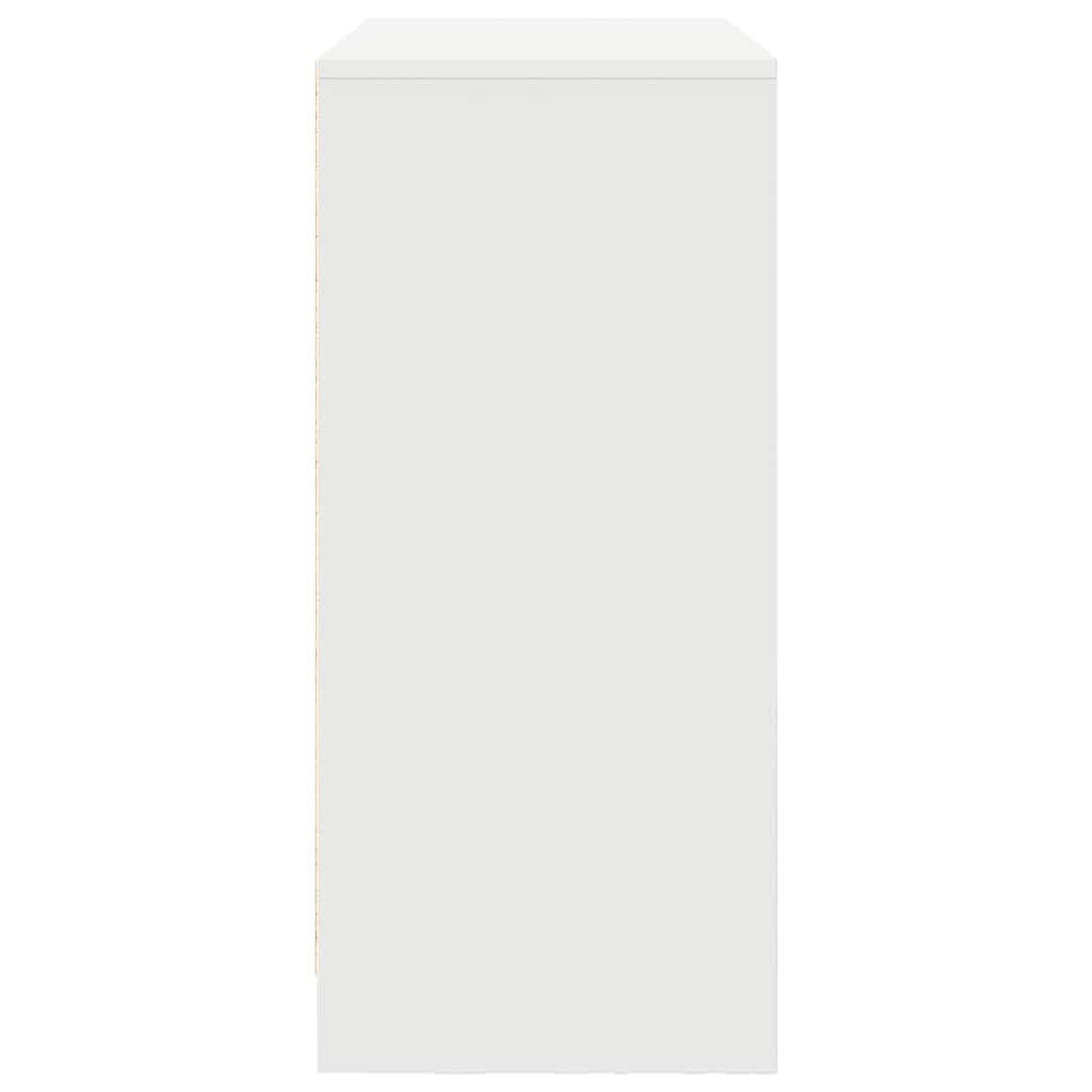 Kommode Med Skuffe 80X34X76 Cm Konstrueret Træ