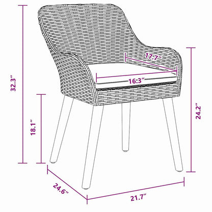 Have Stol 2 Stk. Polyrattan