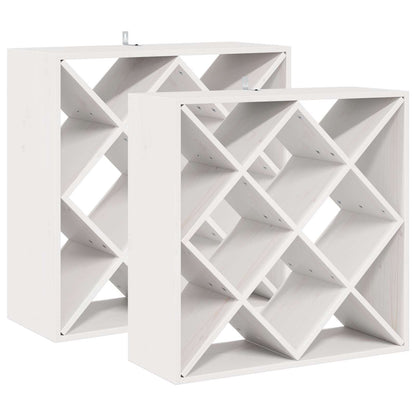 Vinfad 2 Stk. 62 X 25 X 62 Cm Massiv Fyrretræ
