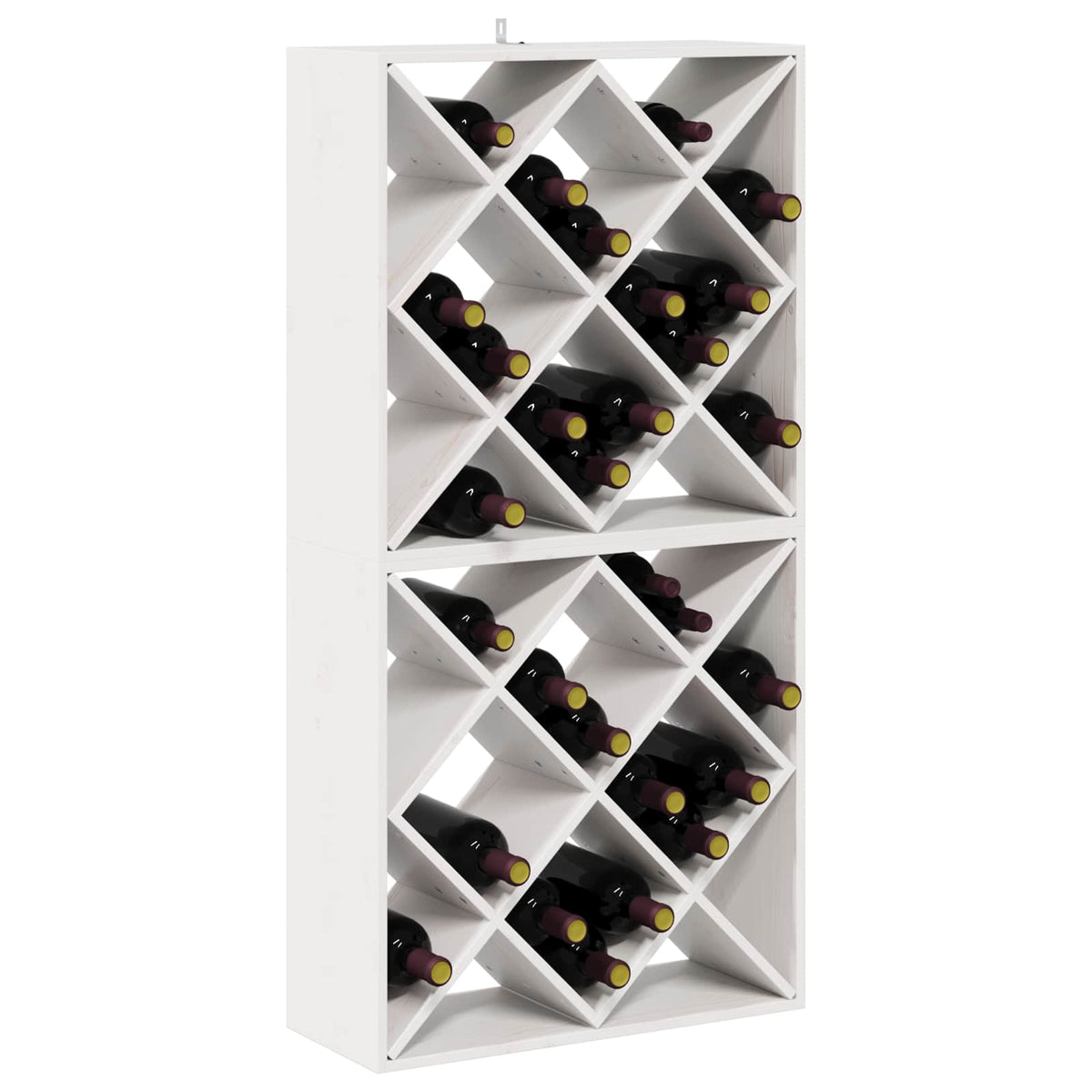 Vinfad 2 Stk. 62 X 25 X 62 Cm Massiv Fyrretræ
