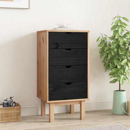 Kommode Otta 45X39X90 Cm Massivt Fyrretræ