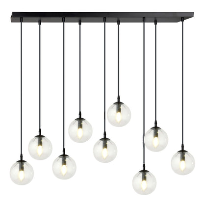 Cosmo 9 pendellampe transparent