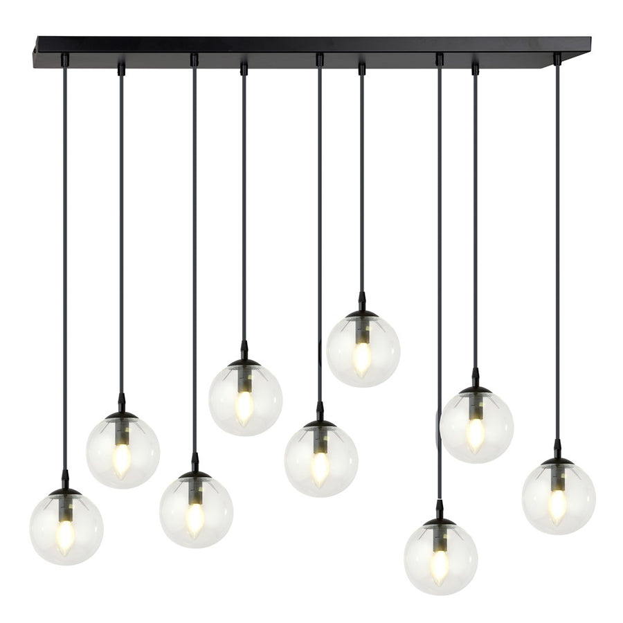 Cosmo 9 pendellampe transparent