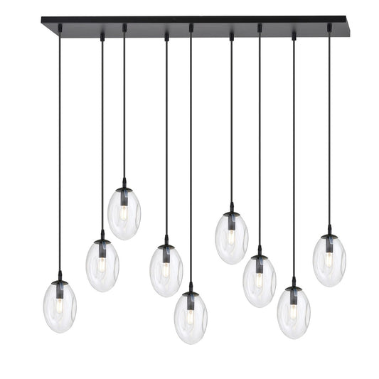 Astral 9 pendellampe transparent